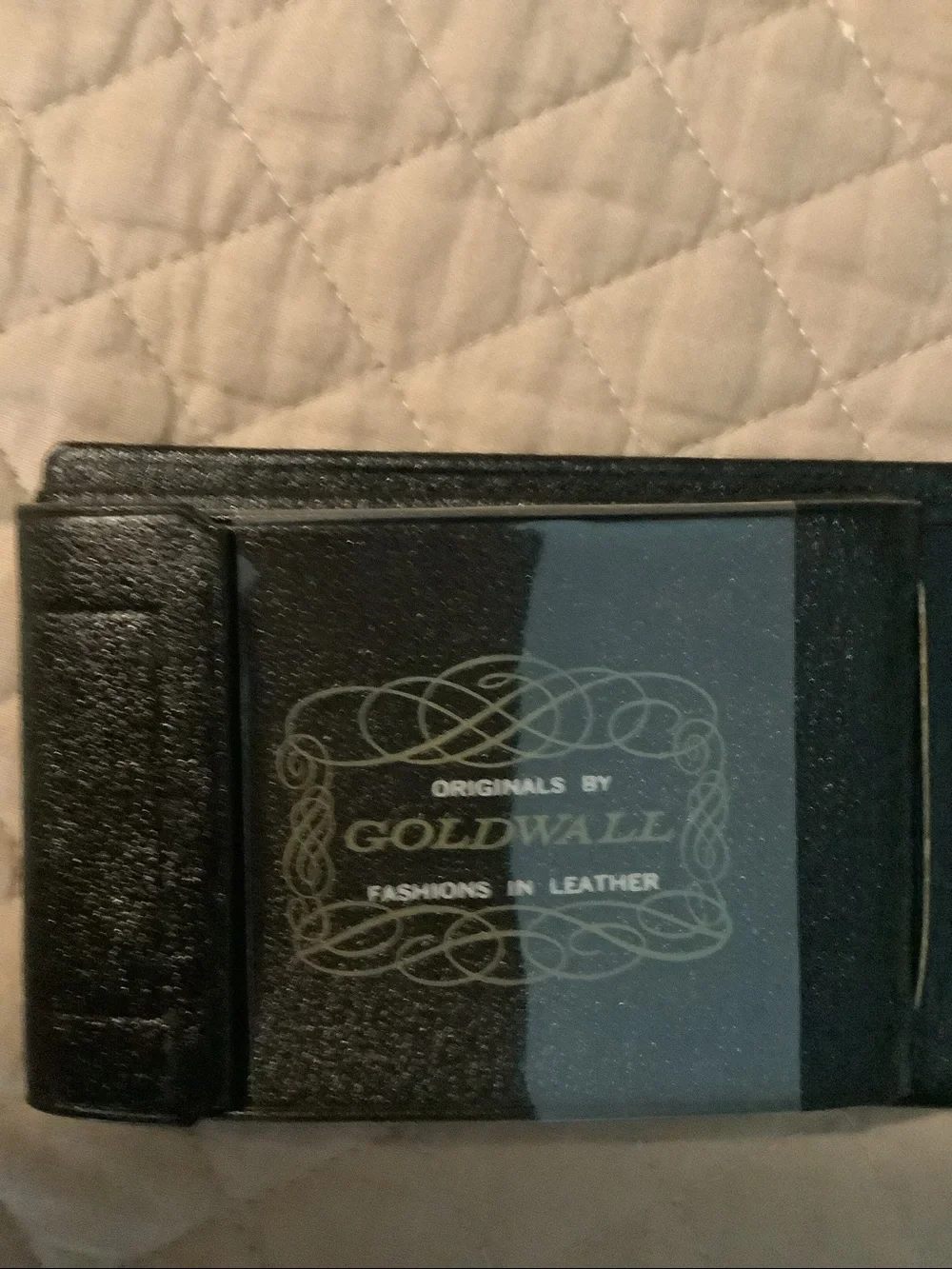Goldwall Vintage Leather Black Men's Card Holder Wallet